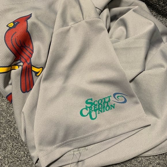 MLB Stephen Piscotty #55 Gray Road St. Louis Cardinals Baseball Jersey- men’s XL - Picture 2 of 4